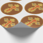 Papier Cadeau Croix orthodoxe orientale (Coin)