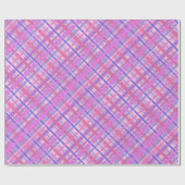 Papier Cadeau croix rose (Plat)