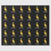 Papier Cadeau Crooked By Nature Funny Banana Pun Dark BG (Plat)