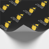 Papier Cadeau Crooked By Nature Funny Banana Pun Dark BG (Coin)