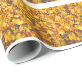 Papier Cadeau croquant jaune (Coin rond)
