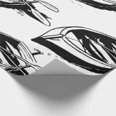 Papier Cadeau Croquis de bateau