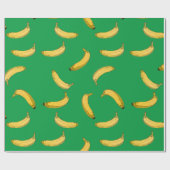 Papier Cadeau croquis de motif banana (Plat)