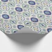 Papier Cadeau Croquis vert et de mise au point marocain (Coin)