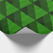 Papier Cadeau Crosshatch Op Art (Coin)