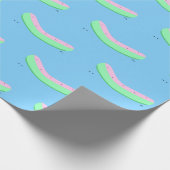Papier Cadeau Croûte de pastèque et semences Kawaii (Coin)