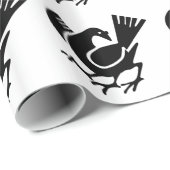 Papier Cadeau Crow à trois pattes (Coin rond)