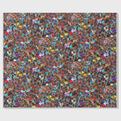 Papier Cadeau Crowd of people Wrapping Paper (Plat)