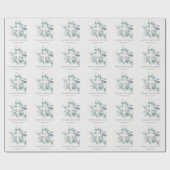 Papier Cadeau Croyant Rustique Eucalyptus Fern Folid (Plat)