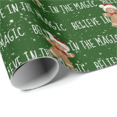 Papier Cadeau CROYER DANS LE Texte MAGIQUE (Coin rond)