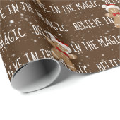 Papier Cadeau CROYER DANS LE Texte MAGIQUE (Coin rond)