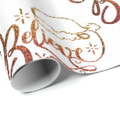 Papier Cadeau Croyez le Père Noël (Coin rond)