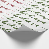 PAPIER CADEAU CROYEZ SIMPLE VACANCES ACCUEILLANTES | OR ROUGE VE (Coin)