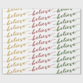 PAPIER CADEAU CROYEZ SIMPLE VACANCES ACCUEILLANTES | OR ROUGE VE (Plat)