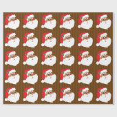 Papier Cadeau Croyez-vous en père noël noir ? (Plat)