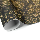 Papier Cadeau Cru, belle damassé (Coin rond)