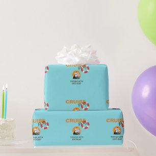 Papier Cadeau Cruise Party 40 Anniversaire papier d'enveloppemen