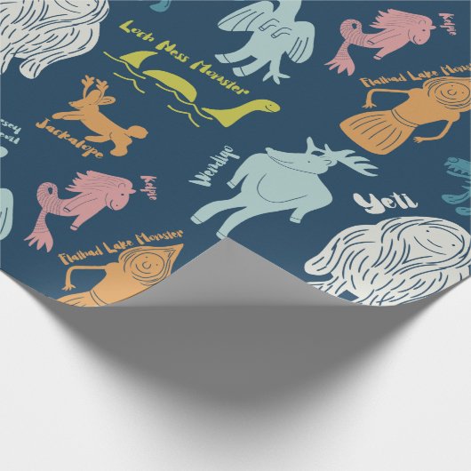 Papier Cadeau Cryptids Cryptozoology Guide d'identification (Coin)