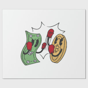 Papier Cadeau Crypto Fight Club