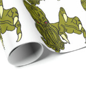 Papier Cadeau Cthulhu (Coin rond)