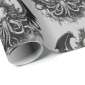 Papier Cadeau Cthulhu (Coin rond)