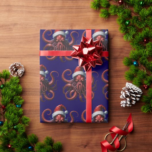 Papier Cadeau Cthulhu Noël effrayant (Cadeau de vacances)