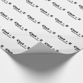 Papier Cadeau Ctrl Z (Coin)