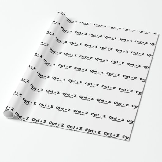 Papier Cadeau Ctrl Z (Déroulé)