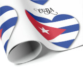Papier Cadeau Cuba Love (Coin rond)