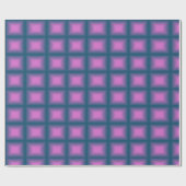 Papier Cadeau Cube Violet (Plat)