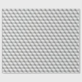 Papier Cadeau Cubes ombrés gris clair 3D (Plat)