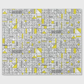 Papier Cadeau Cubism Maze (Plat)