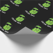 Papier Cadeau Cucum bro Funny Veggie Cucumber Pun Dark BG (Coin)