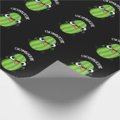 Papier Cadeau Cucumberzerk Funny Berzerk Cucumber Pun Dark BG (Coin)