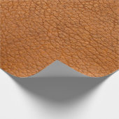 Papier Cadeau cuir Arrière - plan brun gros plan (Coin)