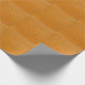Papier Cadeau Cuir Brown, Arrière - plan de texture de fermeture (Coin)