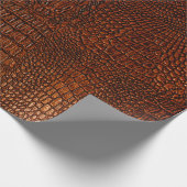 Papier Cadeau Cuir brun texturecuir,abstrait,antique, ,ar (Coin)