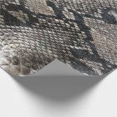 Papier Cadeau Cuir de serpent python de luxe riche élégant mode (Coin)