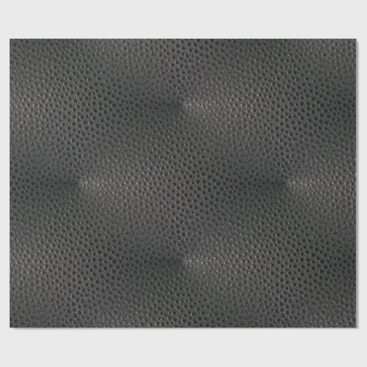 Papier Cadeau Cuir Emu Noir Ressemblant À Un Cuir (Plat)