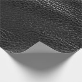 Papier Cadeau Cuir noir (Coin)