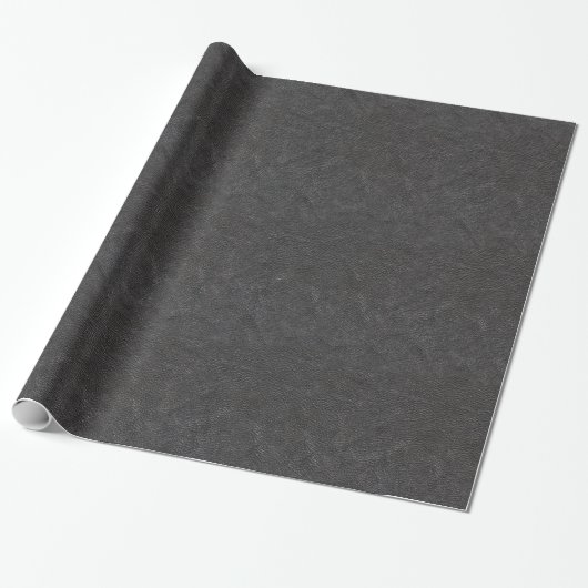 Papier Cadeau Cuir noir (Déroulé)