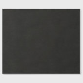 Papier Cadeau Cuir noir (Plat)