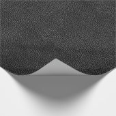 Papier Cadeau Cuir noir de Faux (Coin)
