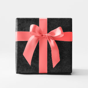 Papier Cadeau Cuir noir Faux