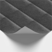 Papier Cadeau Cuir noir : texture rapprochée sans couture. (Coin)