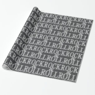 Papier Cadeau Cuir Rock & Roll modifiable