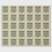 Papier Cadeau Cuire plus que des biscuits ce Noël Grossesse (Plat)
