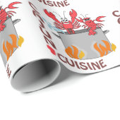 Papier Cadeau Cuisine cajun (Coin rond)