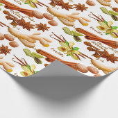 Papier Cadeau Cuisine épices Vanilla Anise Cinnamon (Coin)
