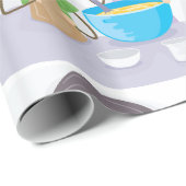 Papier Cadeau Cuisine familiale (Coin rond)